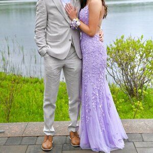 Sherri Hill 52338- Periwinkle- Not Hemmed Size 2